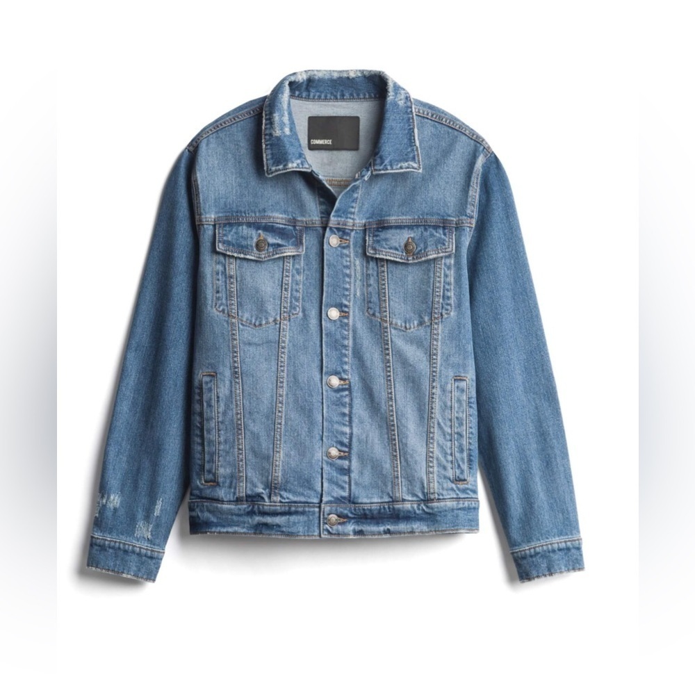 Commerce Denim Jean Jacket Mens Jean denim jacket